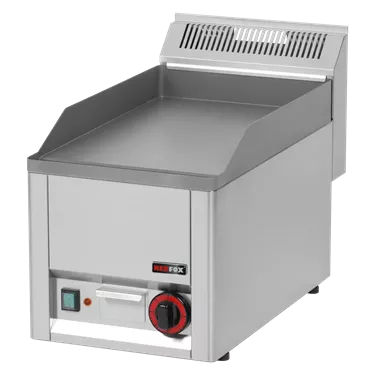 Fry-top griddle plate 32x48 electric smooth without cabinet 230 V | REDFOX - FTH 30 EL
