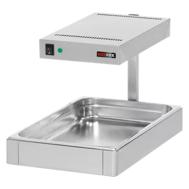 Chip dump scuttle heating from above infrared heat lamp | REDFOX - UHL 11