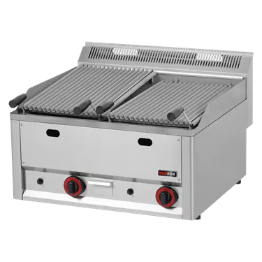 Lava stone grill gas 2 cooking areas 2x 31x48 without cabinet | REDFOX - GL 60 GLS