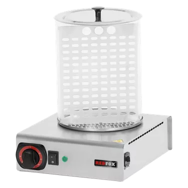 Glass cylinder for Hot Dog warmer + basket | REDFOX - HD N / K