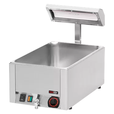 Chip scuttle heated from above and bellow ceramic heat lamp | REDFOX - BMV 1115 + IL3