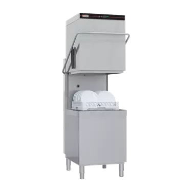 Hood type dishwasher single skin controls on TOP 50x50 - 400 V | REDFOX - QQI 102/TOP