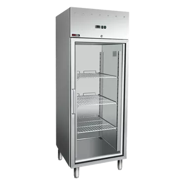 Cooling cabinet GN 700 l stainless steel glass door | REDFOX - MN 700G