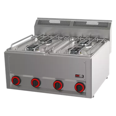Cooking range gas 4x burner without cabinet | REDFOX - SP 60 GL