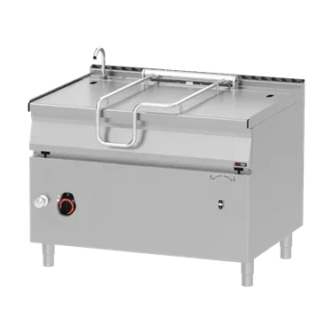 Automatic tilting pan 120 l with stainless steel bottom | REDFOX - BRM 90/120 E/N