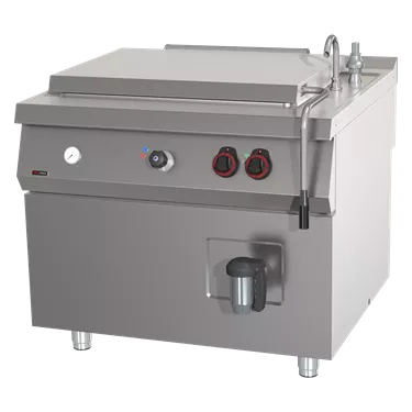 High-capacity boiling kettle electric indirect 200 l with automatic water charge | REDFOX - BIQ 90/100 200 E AWF