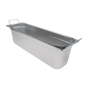 GN container GN 2/4 - 150 handles stainless steel | REDFOX - GN 2/4-150 U