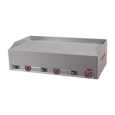 Fry Top Griddle 97x48 electric durable chrome combined table 400 v | REDFOX - FTHRC 90 E