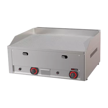 Fry Top Griddle 65x48 gas durable chrome combined desktop | REDFOX - FTHRC 60 G