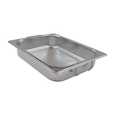 GN container perforated GN 1/2 - 65 handles stainless steel | REDFOX - GND 1/2-65 U