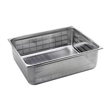GN container perforated GN 2/1 - 200 stainless steel | REDFOX - GND 2/1-200