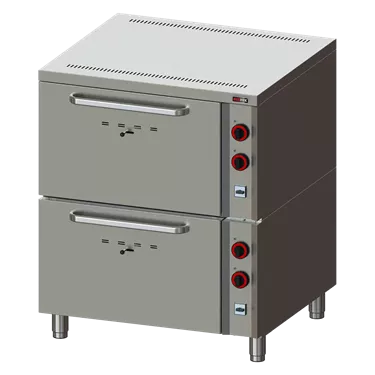 Bakery oven electromechanical 2x GN 2/1 - 12,6 kW | REDFOX - EPP 02 S