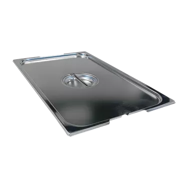 Lid GN 1/1 notched for spoon handles stainless steel | REDFOX - VGN 1/1 NU