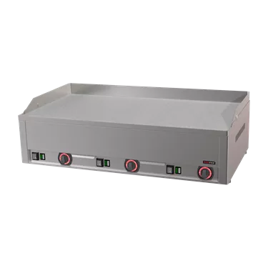 Fry Top Griddle 97x48 electric durable chrome smooth table 400 v | REDFOX - FTHC 90 E