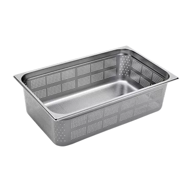 GN container perforated GN 1/1 - 150 stainless steel | REDFOX - GND 1/1-150