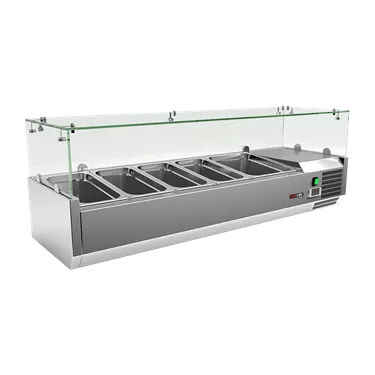 Cooling display 1x GN 1/2 + 4x GN 1/3 | REDFOX - MCH 3140