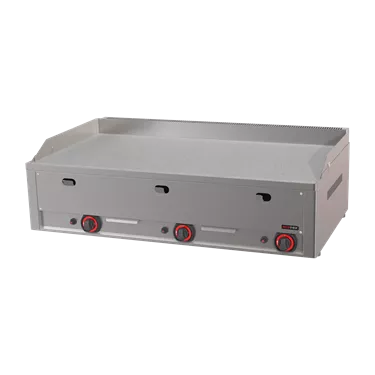 Fry Top Griddle 97x48 gas durable chrome smooth desktop | REDFOX - FTHC 90 G