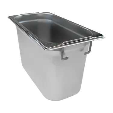 GN container GN 1/3 - 200 handles stainless steel | REDFOX - GN 1/3-200 U