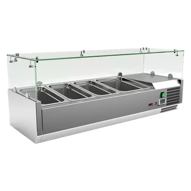 Cooling display 1x GN 1/2 + 3x GN 1/3 | REDFOX - MCH 3120