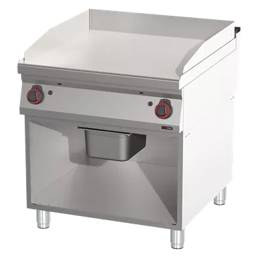 Fry-top griddle plate smooth chrom | REDFOX - FTHC 90/80 G