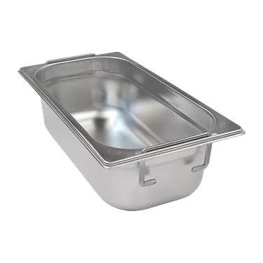 GN container GN 1/3 - 100 handles stainless steel | REDFOX - GN 1/3-100 U
