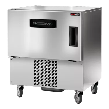 Blast chiller 5x GN 1/1 with wheels and LED lighting | REDFOX - SHFN 0511 KL LED