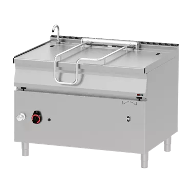 Automatic tilting pan gas 120 l with stainless steel bottom | REDFOX - BRM 90/120 G/N