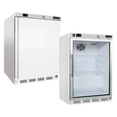 Cooling cabinet 130 l 2x grid, white | REDFOX - HR 200