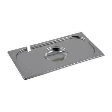 Lid GN 1/3 notched for spoon stainless steel | REDFOX - VGN 1/3 N
