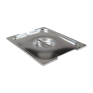 Lid GN 1/2 notched for spoon handles stainless steel | REDFOX - VGN 1/2 NU