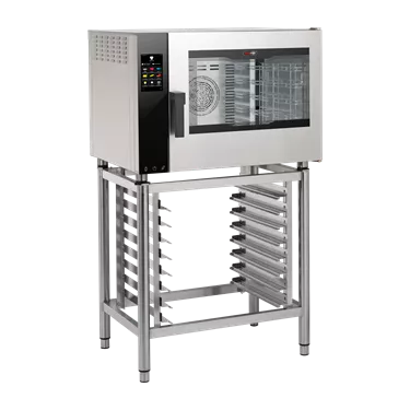 Convection oven electric Direct steam Color touch screen Automatic cleaning Right-hinged door 5x GN 1/1 | REDFOX - MPDN 0511 ERAM