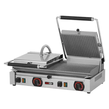 Panini grill grooved electric 57x24 400 V | REDFOX - PD 2020 R