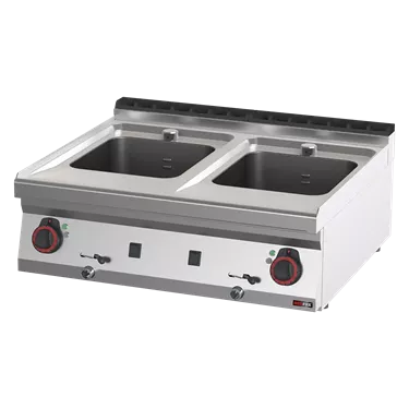 Pasta cooker electric 16 + 16 l without cabinet 400 V | REDFOX - VT 70/08 E 