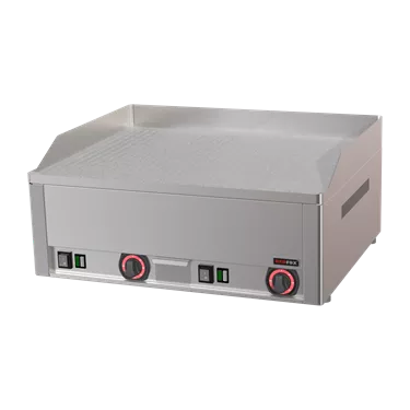 Fry Top Griddle 65x48 electric durable chrome combined table  | REDFOX - FTHRC 60 E