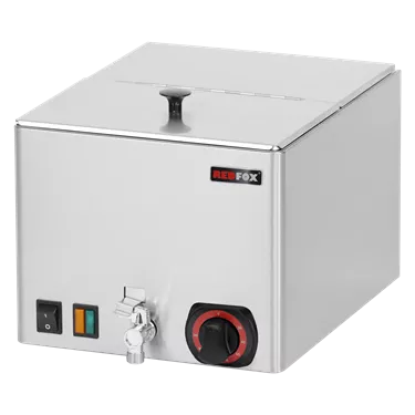 Sausage/vegetable steamer with tap GN 1/2 | REDFOX - WEV 12