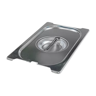 Lid GN 1/4 notched for spoon handles stainless steel | REDFOX - VGN 1/4 NU