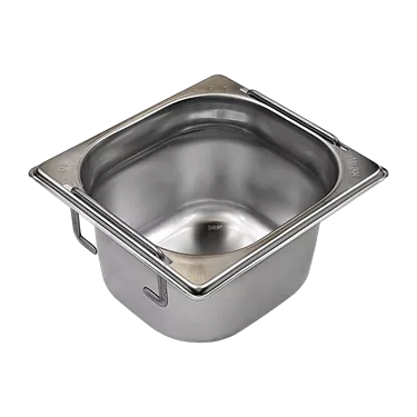 GN container GN 1/6 - 100 handles stainless steel | REDFOX - GN 1/6-100 U