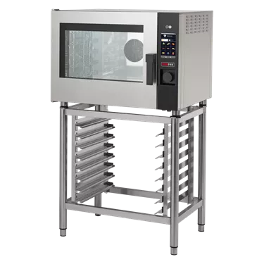 Combi convection steam oven electric 5x GN 1/1 direct steam touch screen automatic cleaning left door | REDFOX - MPD 0511 ELAM