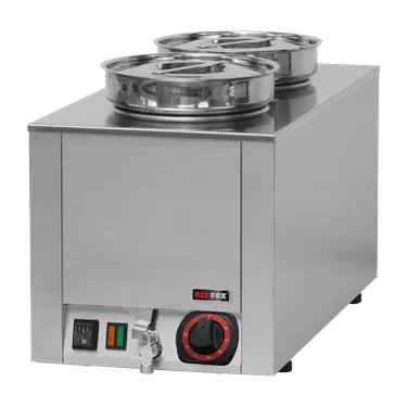 Bain Marie two containers wet | REDFOX - BM 02 W