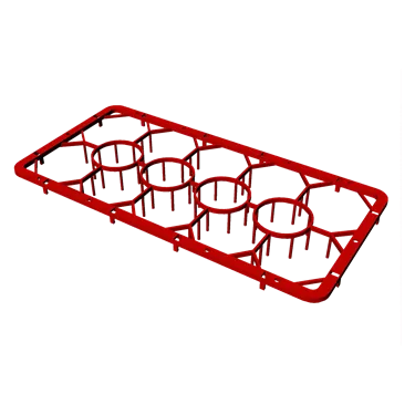Green extender for trays 50x50x4 | REDFOX - C 1412