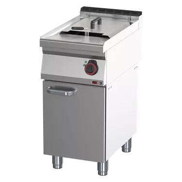 Electric fryer 0,8 kW/l, 17 l on cabinet 400 V | REDFOX - FE 70/40 E