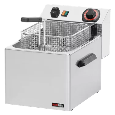 Electric fryer 0,38 kW/l, 8 l counter top 230 V | REDFOX - FE 07