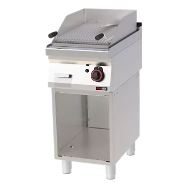 Lava stone grill gas 52x36 on open cabinet | REDFOX - GL 70/40 G