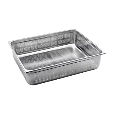 GN container perforated GN 2/1 - 150 stainless steel | REDFOX - GND 2/1-150