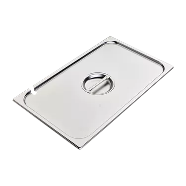 Lid GN 1/1 notched for spoon stainless steel | REDFOX - VGN 1/1 N