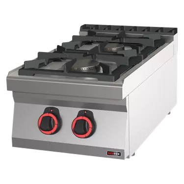 Cooking range gas 2x burner ECO without cabinet | REDFOX - SPB 70/04 G