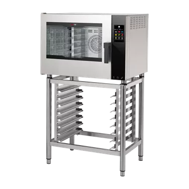 Electric convection oven reinforced version Direct steam Color touch screen Left-hinged door 5x GN 1/1 | REDFOX - MPDN 0511 X EL