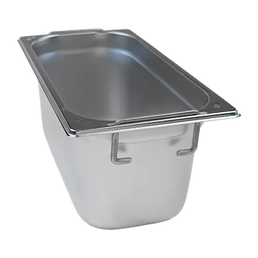 GN container GN 1/3 - 150 handles stainless steel | REDFOX - GN 1/3-150 U