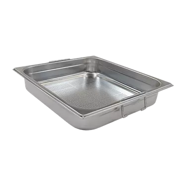 GN container perforated GN 2/3 - 65 handles stainless steel | REDFOX - GND 2/3-65 U