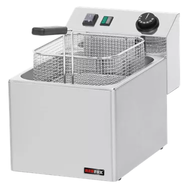 Electric fryer 0,38 kW/l, 8 l counter top 230 V | REDFOX - FE 07 E